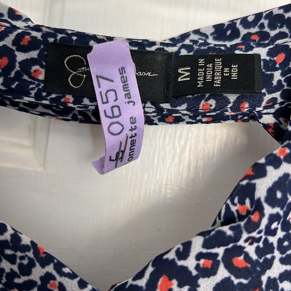 Jessica Simpson open back blouse M - Picture 3 of 12